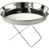 Gifi Plateau crustacés avec support argenté et couteau| Vaisselle Et Accessoires De Table