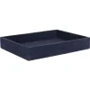Gifi Plateau décoratif en velours bleu| Vaisselle Et Accessoires De Table