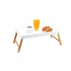 Gifi Plateau de lit blanc naturel| Vaisselle Et Accessoires De Table