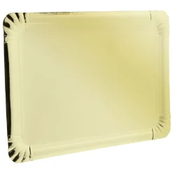 Gifi Plateau de service en carton doré x3| Vaisselle Et Accessoires De Table