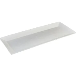 Vaisselle Et Accessoires De Table<Gifi Plateau de service rectangulaire martelé blanc
