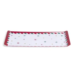 Vaisselle Et Accessoires De Table<Gifi Plateau de service rectangulaire mélaminé Noël traditionnel 18,8x37,4cm