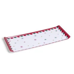 Vaisselle Et Accessoires De Table<Gifi Plateau de service rectangulaire mélaminé Noël traditionnel 18,8x37,4cm