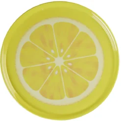 Gifi Plateau de service rond motif fruit| Vaisselle Et Accessoires De Table