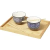 Gifi Plateau en bambou beige| Vaisselle Et Accessoires De Table