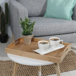 Vaisselle Et Accessoires De Table<Gifi Plateau en bambou naturel