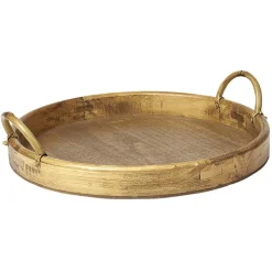 Gifi Plateau en bois Ø39 cm| Vaisselle Et Accessoires De Table