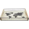 Gifi Plateau en bois carte| Vaisselle Et Accessoires De Table