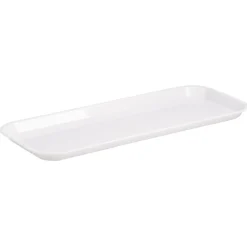 Gifi Plateau en plastique uni blanc| Vaisselle Et Accessoires De Table