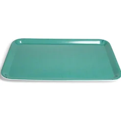 Vaisselle Et Accessoires De Table<Gifi Plateau mélaminé vert uni 45,2x31,4xH2cm