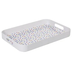 Vaisselle Et Accessoires De Table<Gifi Plateau mélamine motif pois multicolores