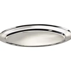 Gifi Plateau ovale argenté| Vaisselle Et Accessoires De Table