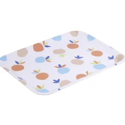 Vaisselle Et Accessoires De Table<Gifi Plateau rectangulaire blanc motif fruit orange bleu plastique 29x22cm
