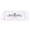 Vaisselle Et Accessoires De Table<Gifi Plateau rectangulaire brasserie "restaurant cuisine" blanc 27x38cm