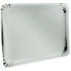 Gifi Plateau rectangulaire en carton argenté x 3| Vaisselle Et Accessoires De Table