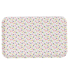 Vaisselle Et Accessoires De Table<Gifi Plateau rectangulaire mélamine blanc motif pois multicolores