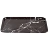 Vaisselle Et Accessoires De Table<Gifi Plateau rectangulaire mélaminé effet marbre gris et blanc 19x30cm