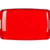 Gifi Plateau rectangulaire rouge| Vaisselle Et Accessoires De Table