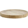 Gifi Plateau rond bois marron Ø22cm| Vaisselle Et Accessoires De Table