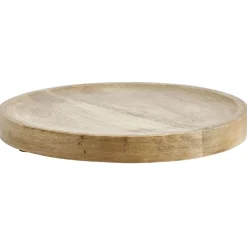 Gifi Plateau rond bois marron Ø22cm| Vaisselle Et Accessoires De Table