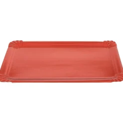 Gifi Plateau rouge brillant carton x5| Vaisselle Et Accessoires De Table