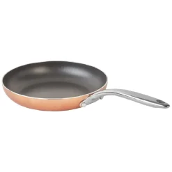 Cuisson<Gifi Poêle aluminium extérieur cuivre ø24 cm