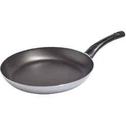 Cuisson<Gifi Poêle aluminium gris ou bleu Ø28 cm