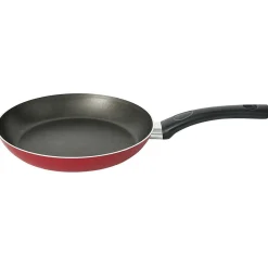 Cuisson<Gifi Poêle aluminium noir et rouge Ø24cm