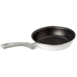 Cuisson<Gifi Poêle anti adhérente acier émaillé noir et blanc Ø20cm