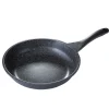 Cuisson<Gifi Poêle anti adhérente tous feux dont induction noir moucheté