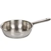 Cuisson<Gifi Poêle inox avec poignée bakélite ø 20 cm