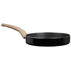 Cuisson<Gifi Poêle noire manche effet bois Ø 24