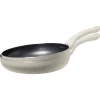 Cuisson<Gifi Poêle ronde en aluminium taupe x2