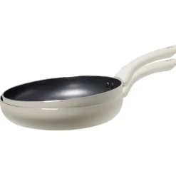 Cuisson<Gifi Poêle ronde en aluminium taupe x2