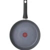 Cuisson<Gifi Poêle Tefal aluminium effet pierre Ø28cm