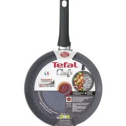 Cuisson<Gifi Poêle Tefal aluminium effet pierre Ø28cm