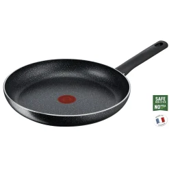 Cuisson<Gifi Poêle Téfal effet pierre grise et noire Ø30cm