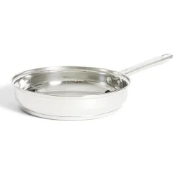 Cuisson<Gifi Poêle tous feux dont induction inox gris Ø28cm