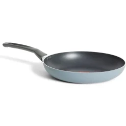 Cuisson<Gifi Poêle tous feux dont induction thermosensor aluminium gris Ø28cm