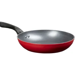 Cuisson<Gifi Poêles rouges et noires x3