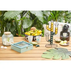 Rangement De Cuisine<Gifi Porte capsule café déco en forme de cactus noir
