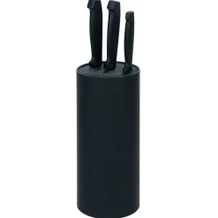 Rangement De Cuisine<Gifi Porte couteaux plastique noir Ø11xH22,5cm