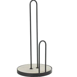 Rangement De Cuisine<Gifi Porte essuie-tout métal bambou beige noir