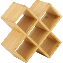 Vaisselle Et Accessoires De Table<Gifi Porte épice 5 cases bambou 17x17xH9cm