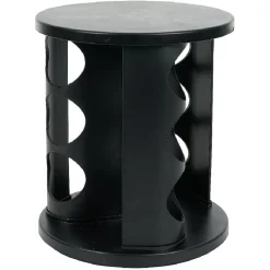 Gifi Porte épice rotatif avec 9 pots métal Ø17xH20cm| Vaisselle Et Accessoires De Table