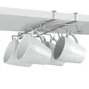 Rangement De Cuisine<Gifi Porte tasse x10 Metaltex à fixer sur étagère
