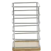 Rangement De Cuisine<Gifi Porte ustensiles en métal avec socle en bambou