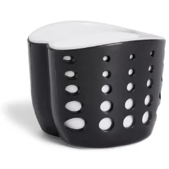 Rangement De Cuisine<Gifi Porte-éponge en plastique noir - 9,5x9,5xH8,3cm