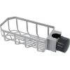 Rangement De Cuisine<Gifi Porte-éponge pour robinet plastique gris - L.20xl.9xH.5cm