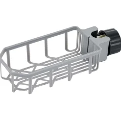Rangement De Cuisine<Gifi Porte-éponge pour robinet plastique gris - L.20xl.9xH.5cm